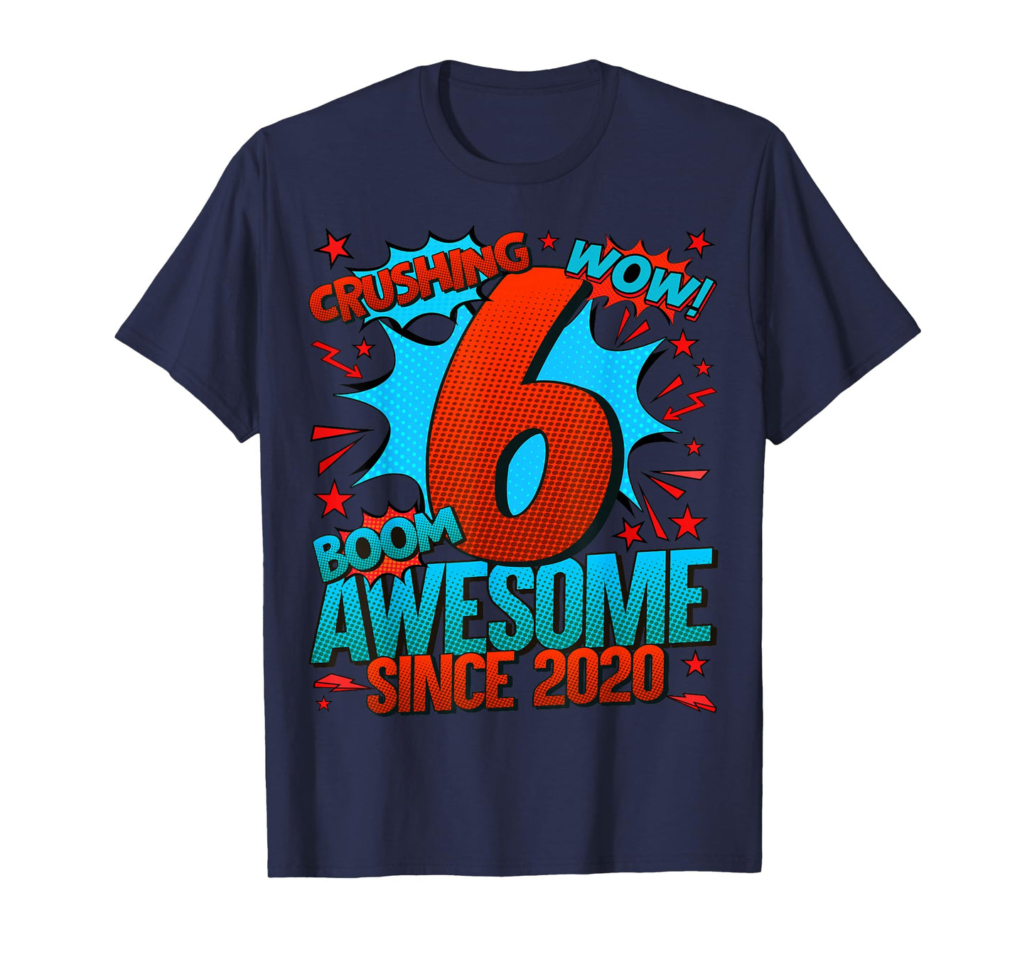 6 Year Old Gifts for Boys 6th Birthday Boy 6 Year Old Boy T-Shirt