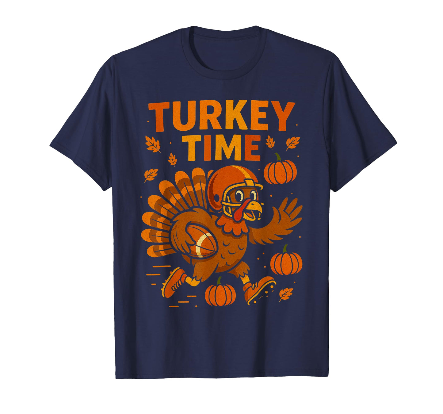 Football Thanksgiving Shirts for Kids Boys Girls Turkey T-Shirt