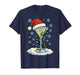 Fun Christmas Lights Wrapped On Dirty Dry Martini Lover T-Shirt