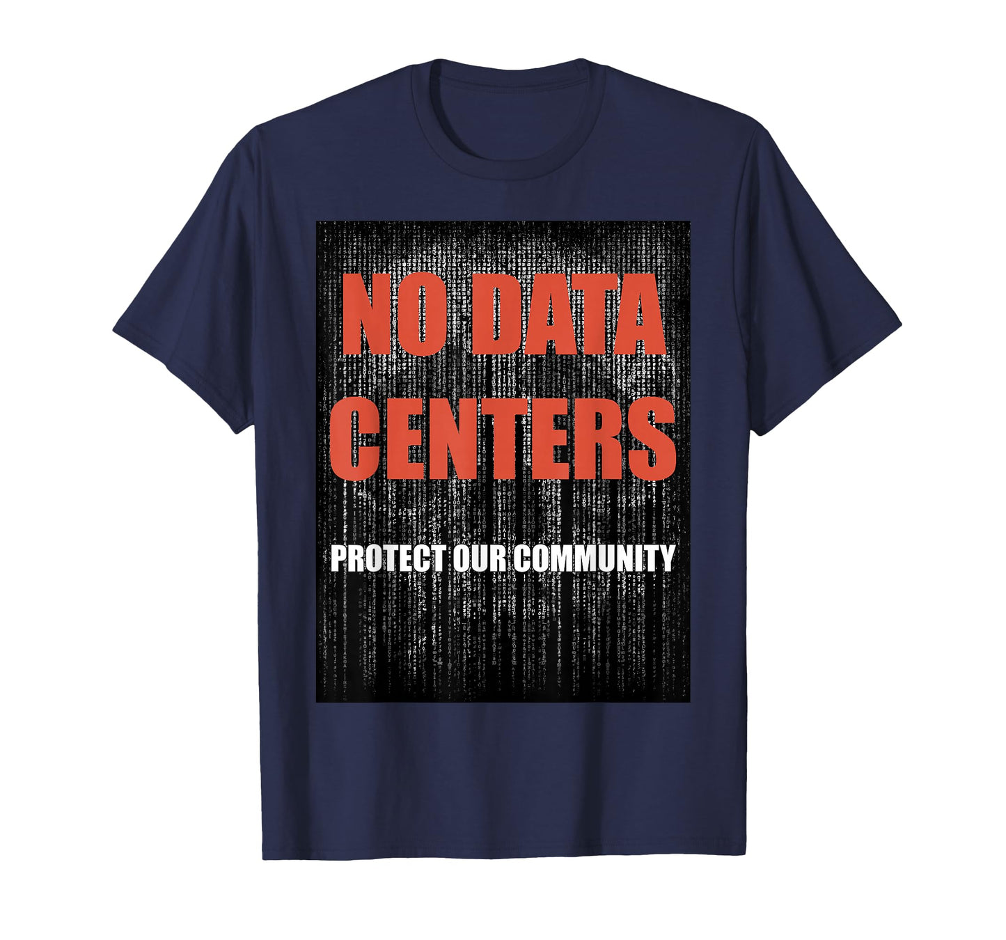 No Data Centers (Skull) T-Shirt