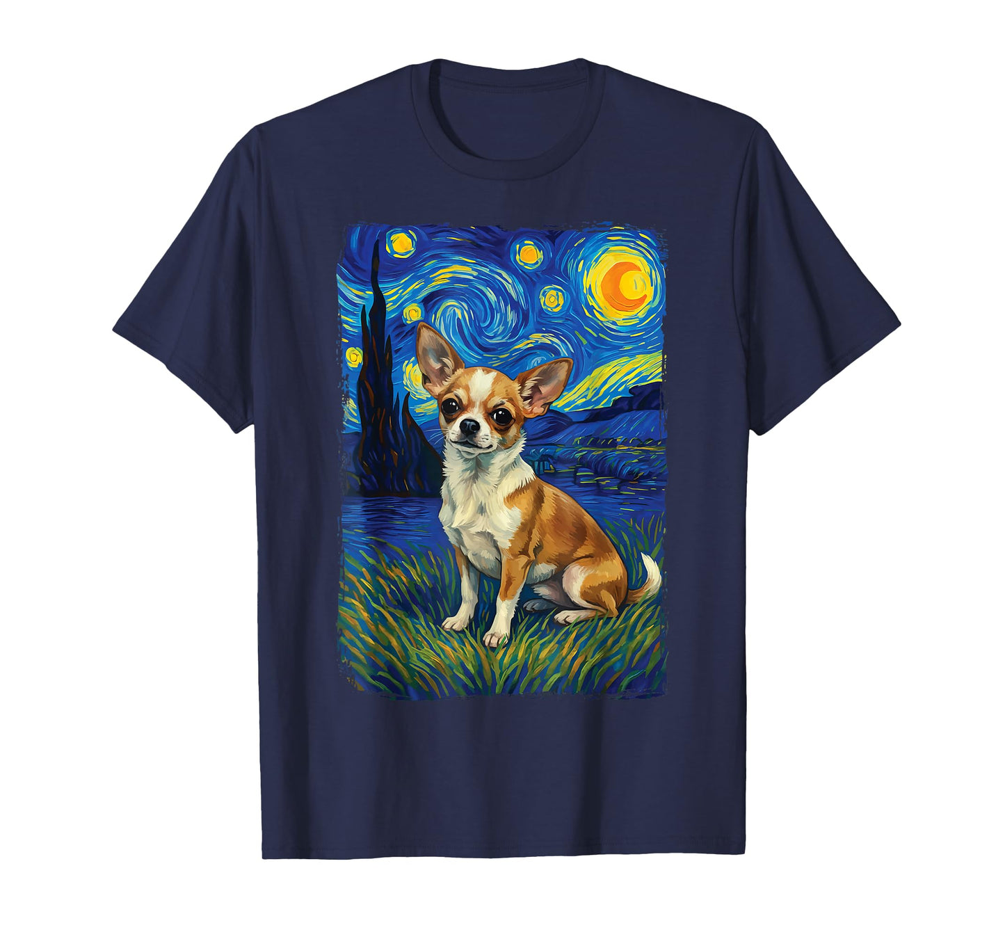 Chihuahua Starry Night T-Shirt
