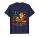 Santa Kneels at Manger – Every Knee Shall Bow Verse T-Shirt