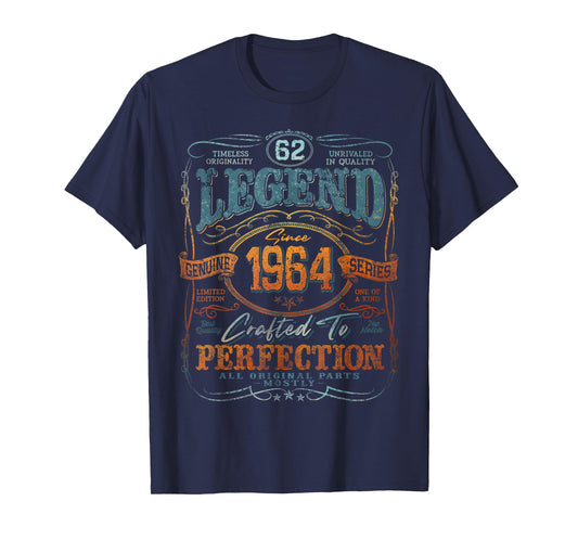 Vintage 1964 Limited Edition Shirt 62 Year Old 62nd Birthday T-Shirt