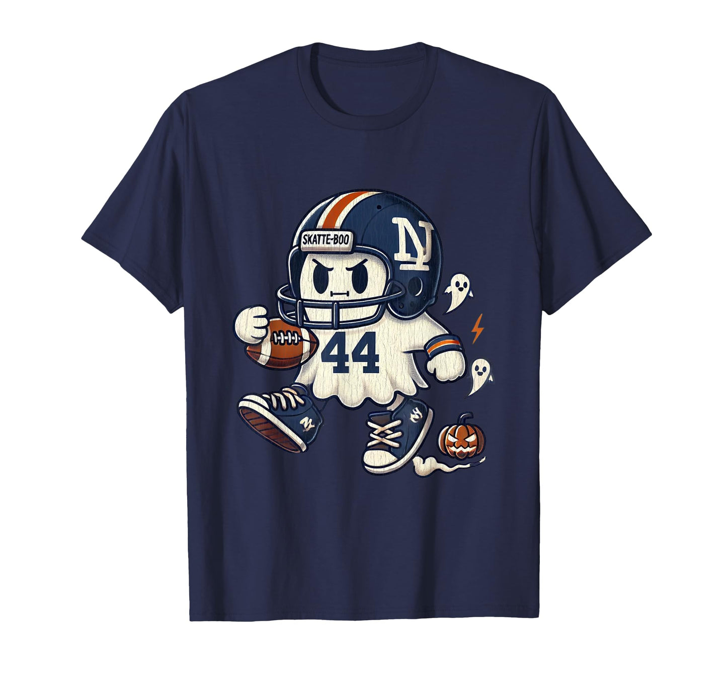 Vintage Cam Skattebo Skatte-Boo Cute Ghost Football Lovers T-Shirt