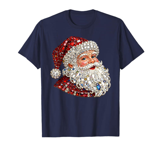 Funny Santa Claus Merry Christmas Xmas Family Holiday T-Shirt