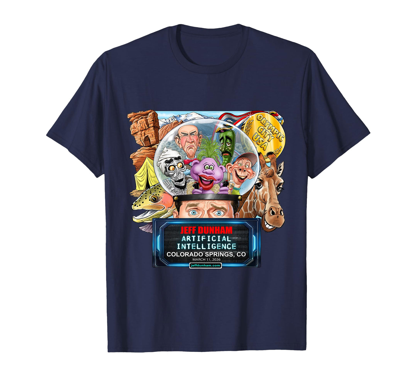 Jeff Dunham Colorado Springs, CO (2026) T-Shirt