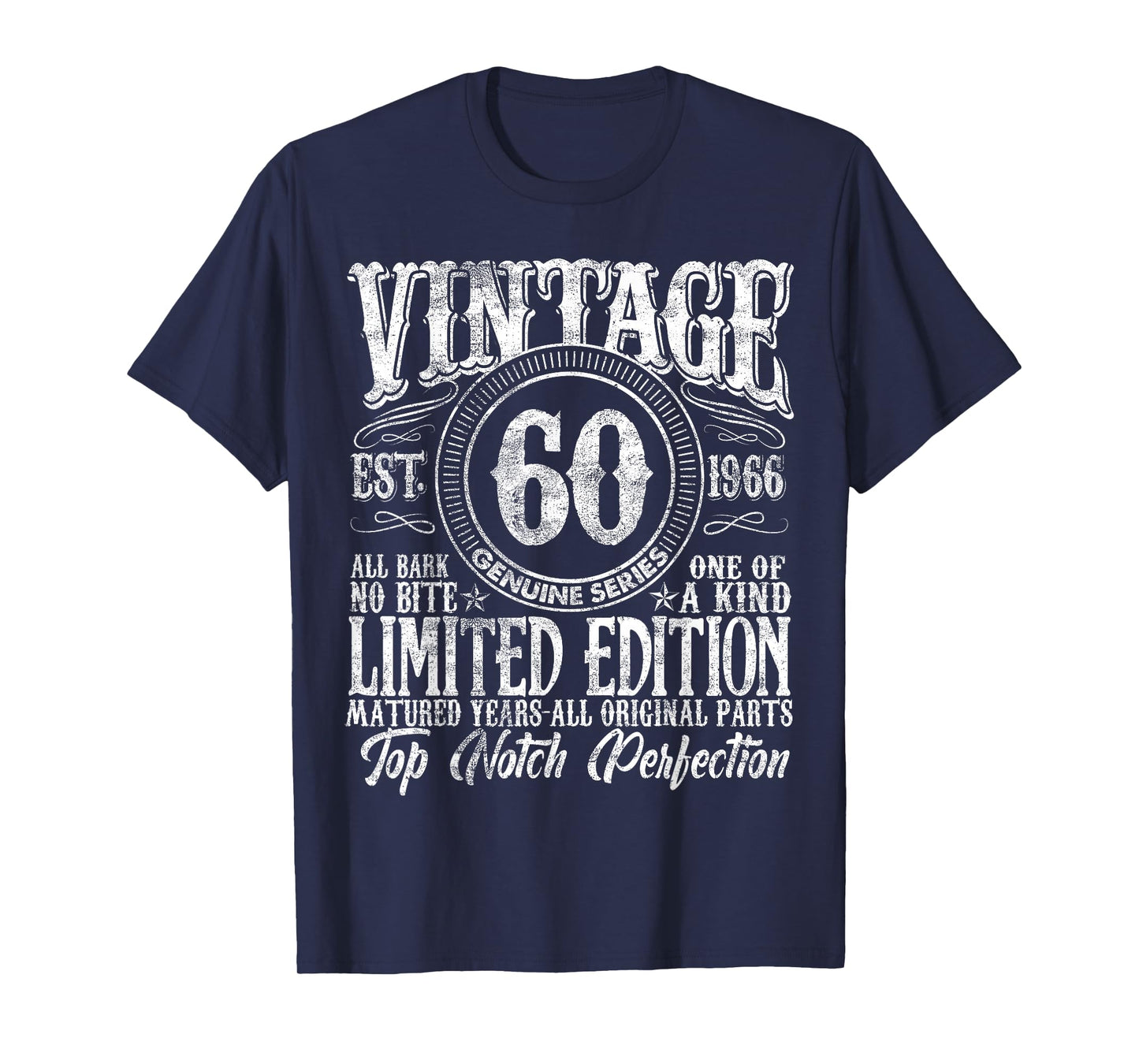 60 Year Old Gifts Vintage 1966 Limited Edition 60th Birthday T-Shirt