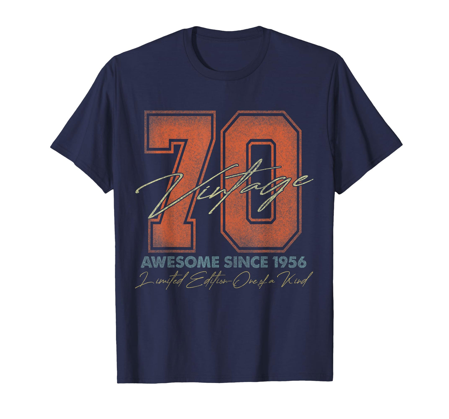 70 Year Old Gifts Vintage 1956 Limited Edition 70th Birthday T-Shirt