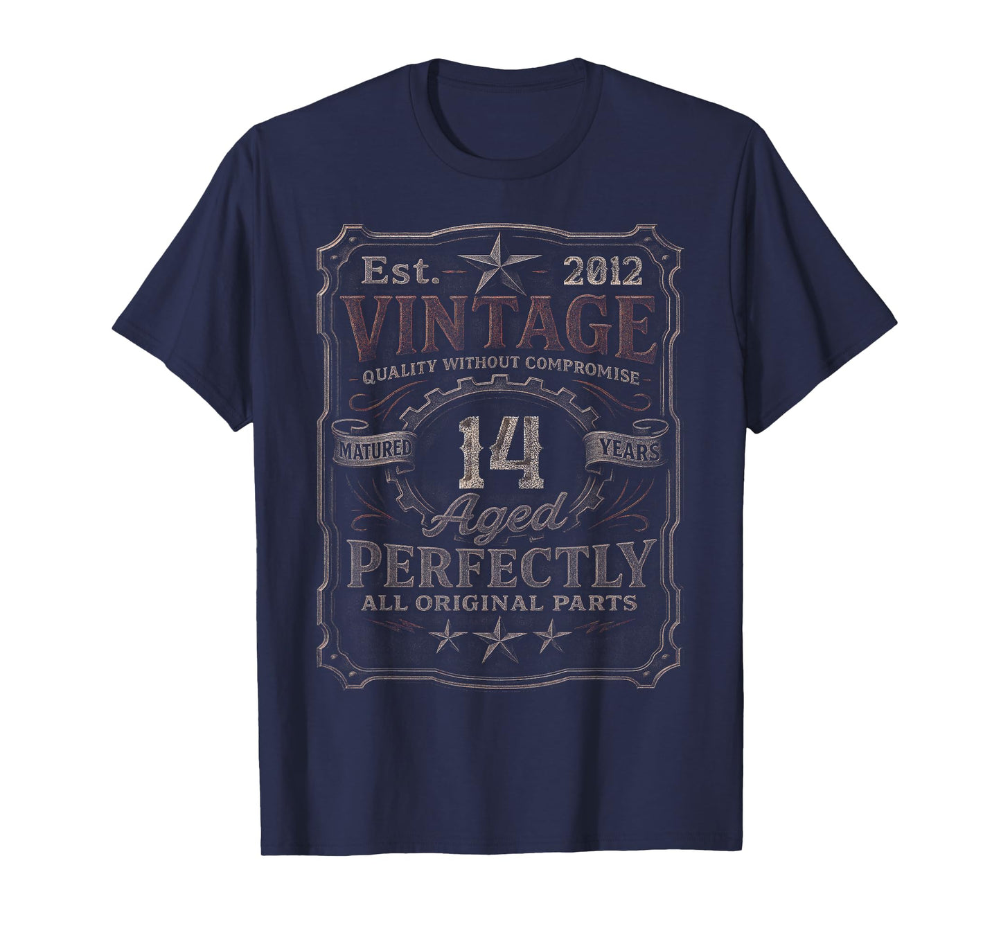 Vintage 2012 Limited Edition Shirt 14 Year Old 14th Birthday T-Shirt