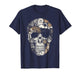 Halloween Cat Skull Skeleton Kitty Gothic Horror Art Pet T-Shirt