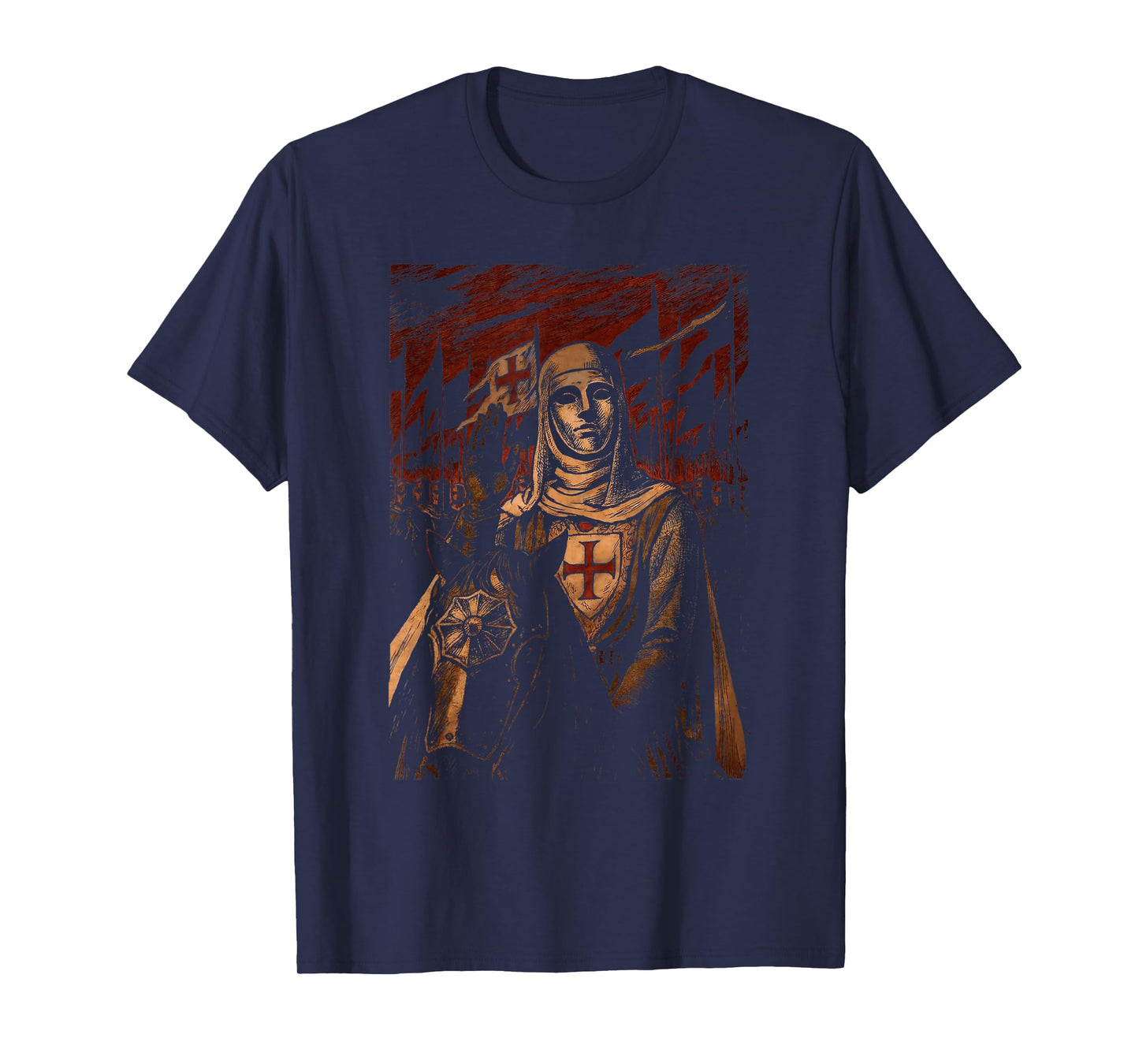 Sliver Mask King Baldwin IV Meme The Leper King Warrior T-Shirt