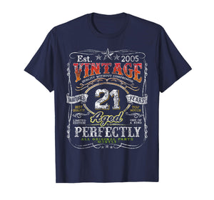 Vintage 2005 Limited Edition Shirt 21 Year Old 21st Birthday T-Shirt