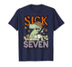 Sick Seven Meme Tee 67 Six Seven Funny Wordplay Halloween T-Shirt