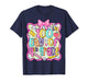 100th Day of 4th Grade Preppy 100 Days of School Bow Girls T-Shirt