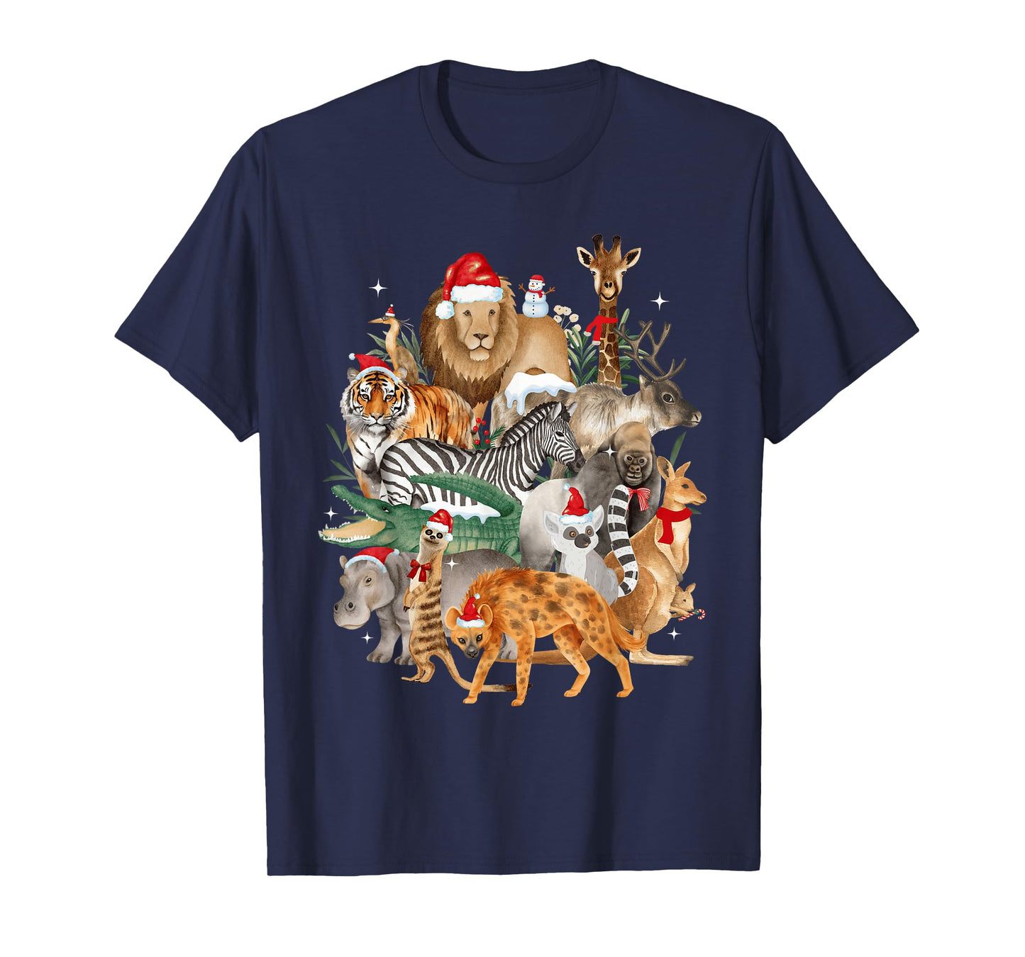 Kids Men Women Zoo Day Wildlife Animal Lovers Christmas T-Shirt
