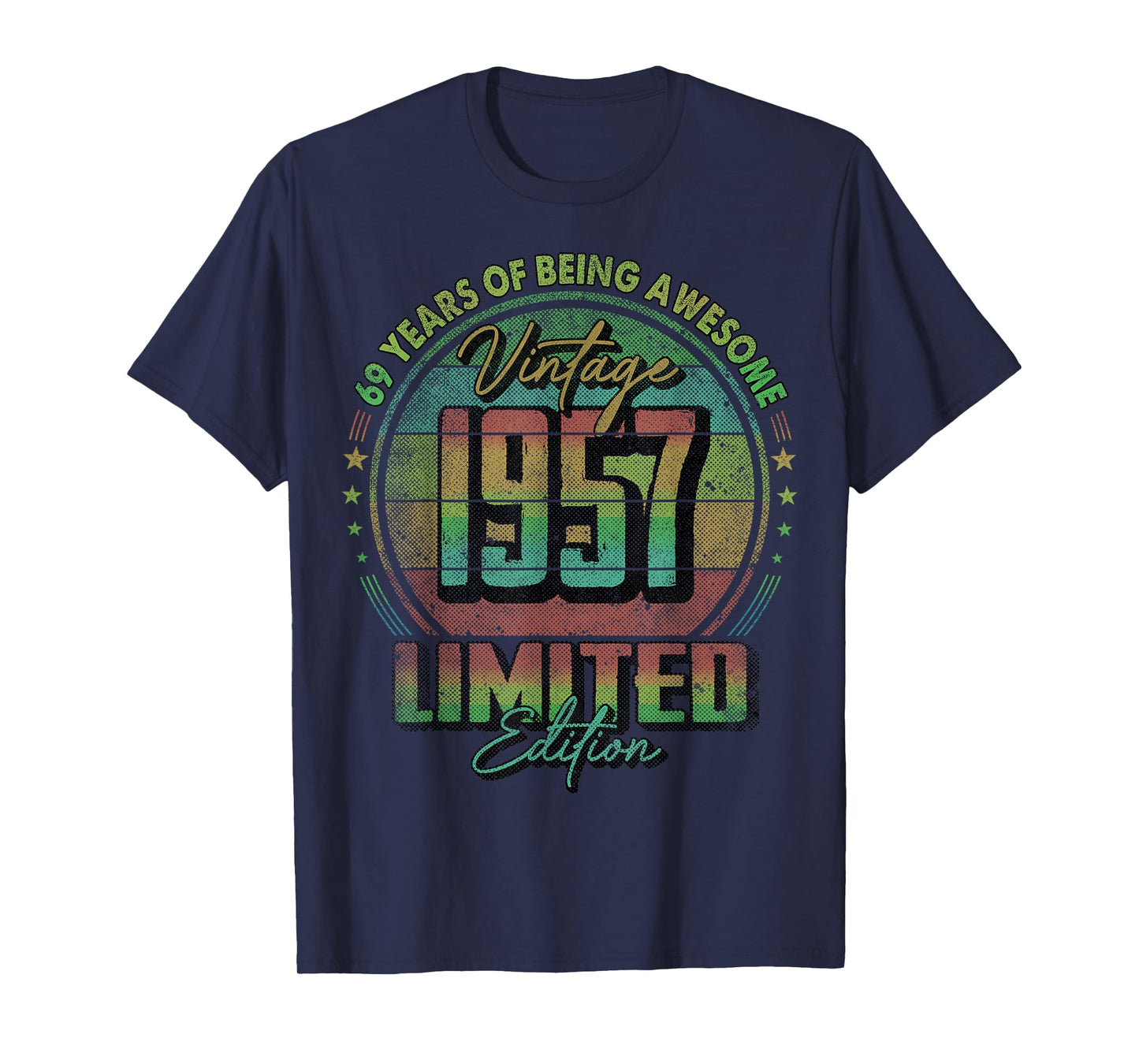 Vintage 1957 Limited Edition Shirt 69 Year Old 69th Birthday T-Shirt