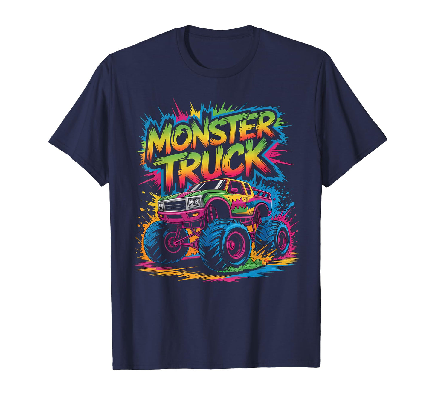 Monster Truck Birthday Party for Toddlers Youth & Adults T-Shirt