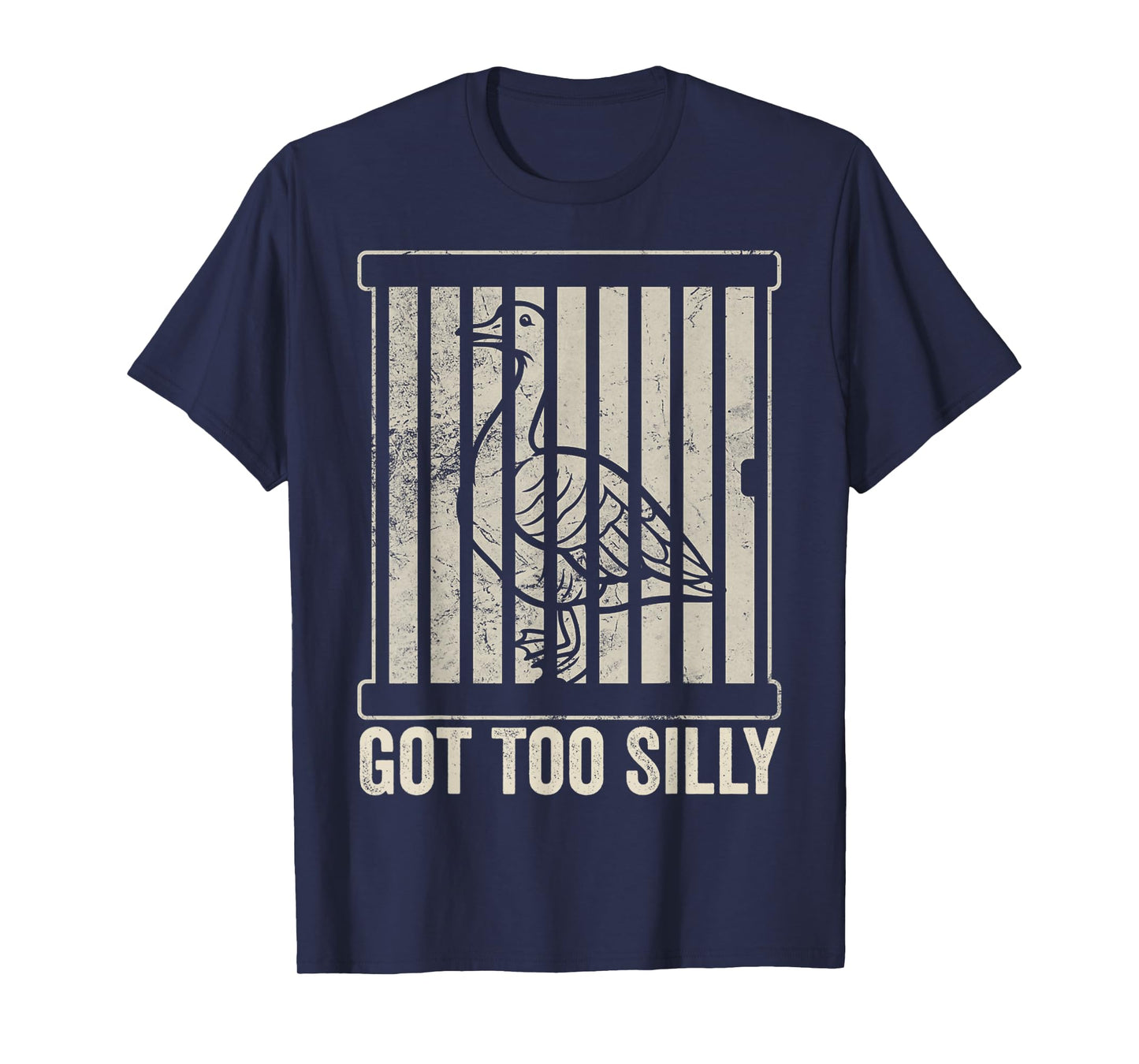 Silly Goose Got Too Silly Funny Goose Meme Humor T-Shirt