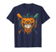 Pumpkin Halloween Baseball Ice Cream Drip Spooky Boys Youth T-Shirt