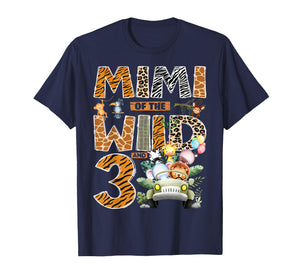 Mimi of The Wild Three 3rd Birthday Boy Safari Jungle T-Shirt