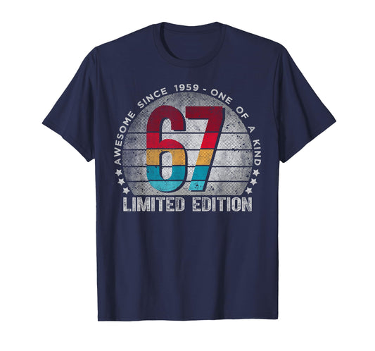 67 Year Old Gifts Vintage 1959 Limited Edition 67th Birthday T-Shirt