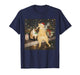 Christmas Smoking Cat Funny Candy Cane Cat Santa Meme Animal T-Shirt