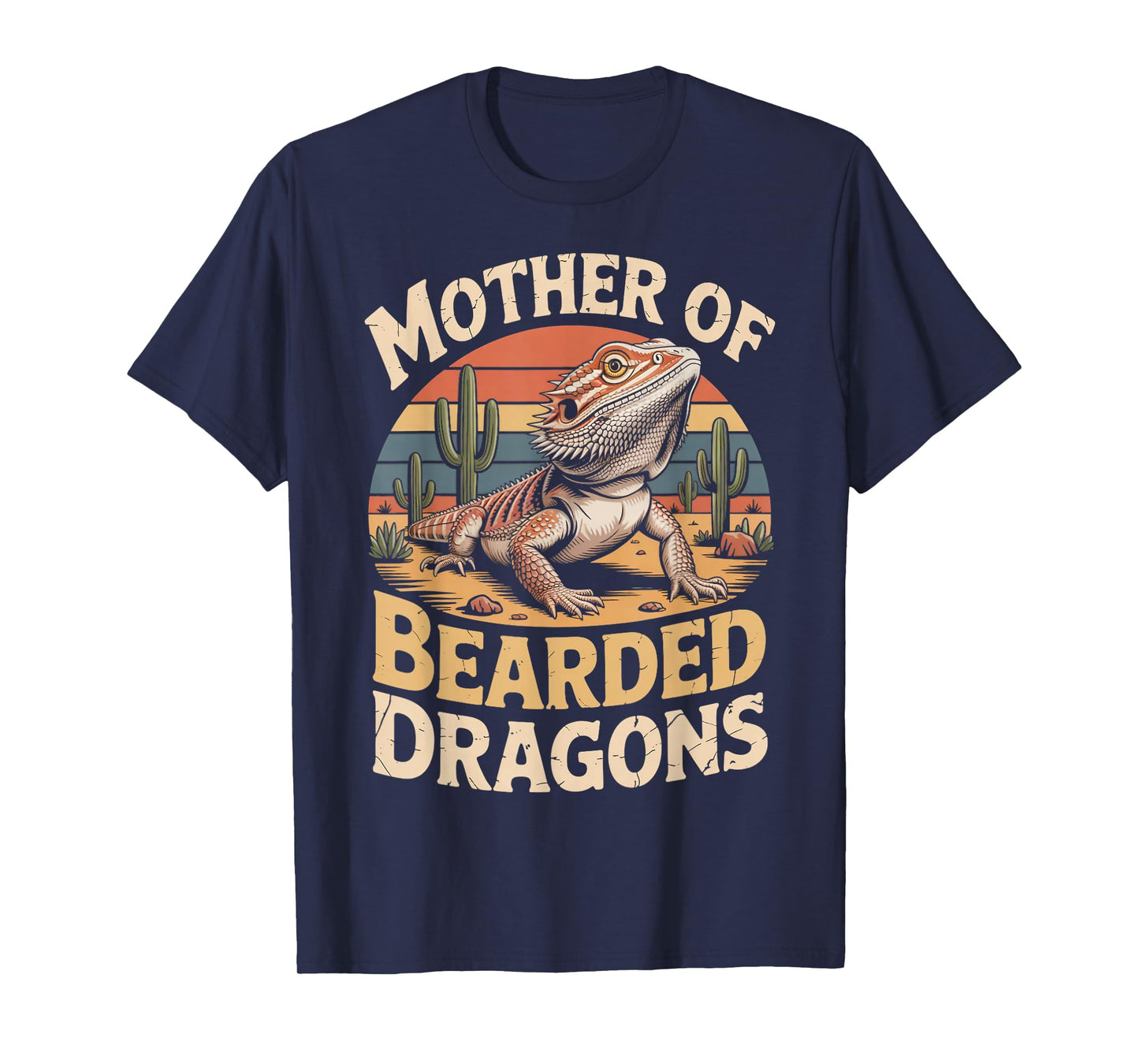 Reptile Animal Beardie Mother of Bearded Dragon T-Shirt