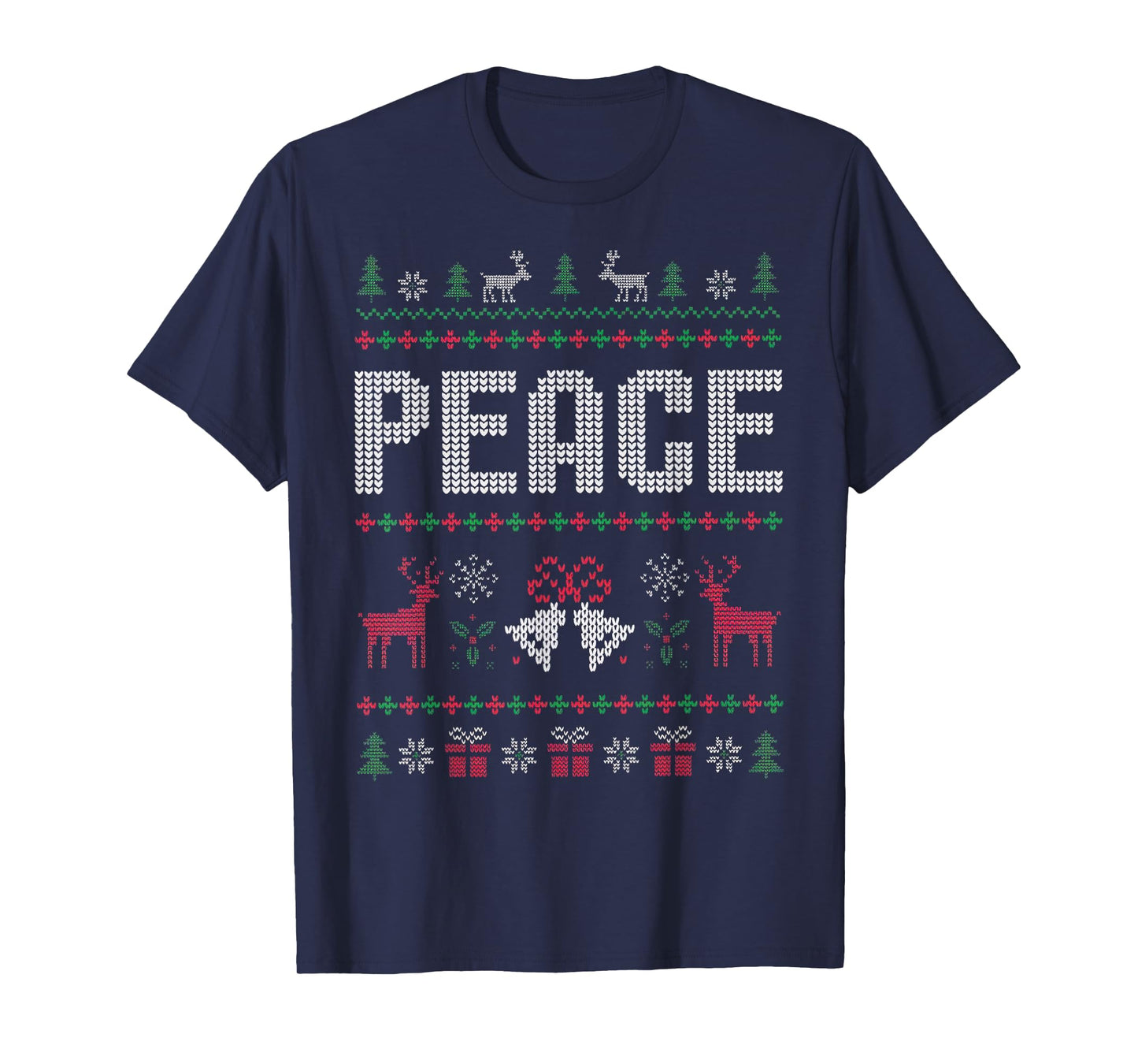 I Come in Peace Couple Matching Ugly Christmas Sweater T-Shirt