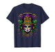 Mardi Gras Mask Feathers Carnival New Orleans Fleur De Lis T-Shirt