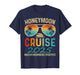 Funny Just Married Honeymoon Cruise 2025 for Couples Wedding T-Shirt