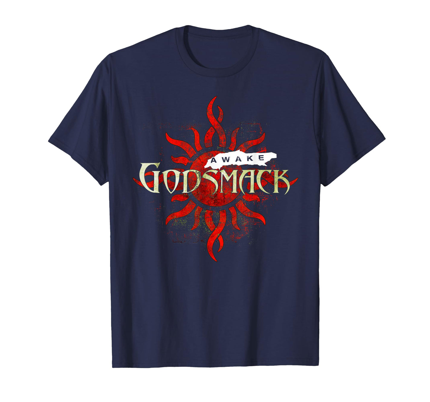 Godsmack Awake Sun 25th On Black T-Shirt