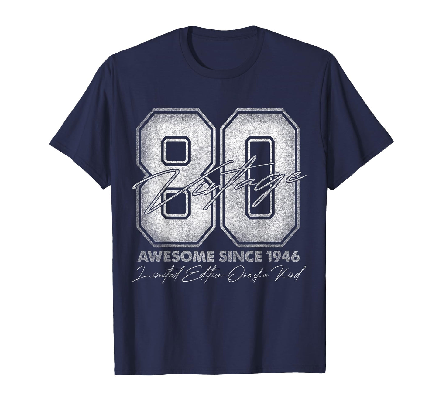 80 Year Old Gifts Vintage 1946 Limited Edition 80th Birthday T-Shirt
