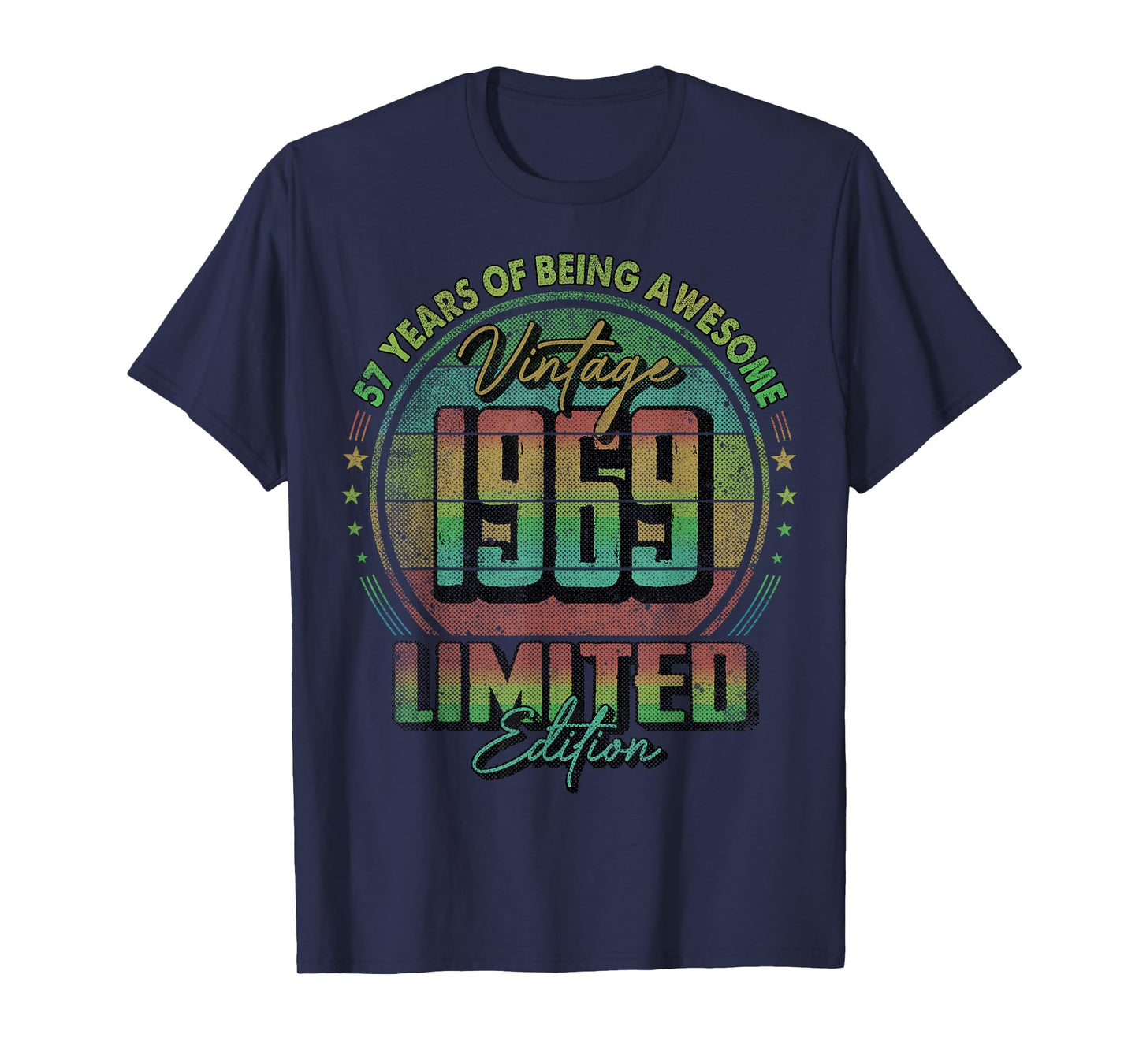 Vintage 1969 Limited Edition Shirt 57 Year Old 57th Birthday T-Shirt