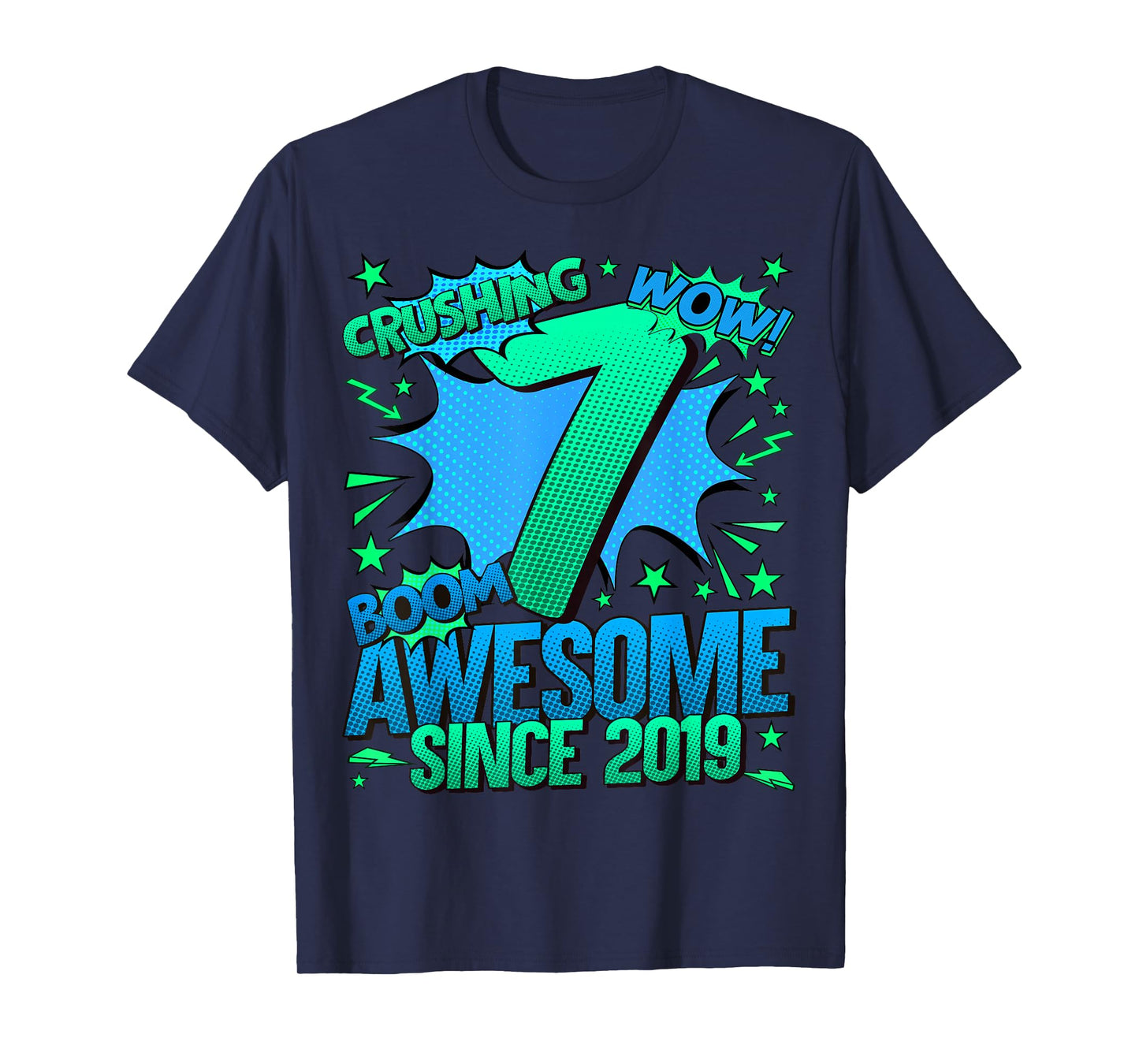 7 Year Old Gifts for Boys 7th Birthday Boy 7 Year Old Boy T-Shirt