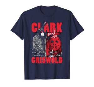 Christmas Vacation Clark Griswold Hockey Mask Holiday Movie T-Shirt