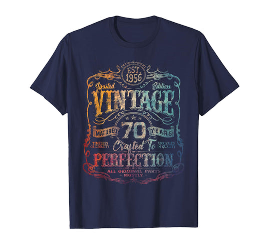 Vintage 1956 Limited Edition Shirt 70 Year Old 70th Birthday T-Shirt