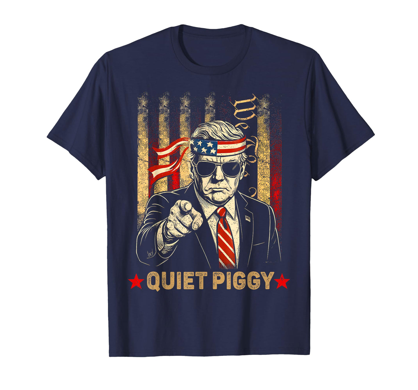 Funny Quiet Piggy T-Shirt