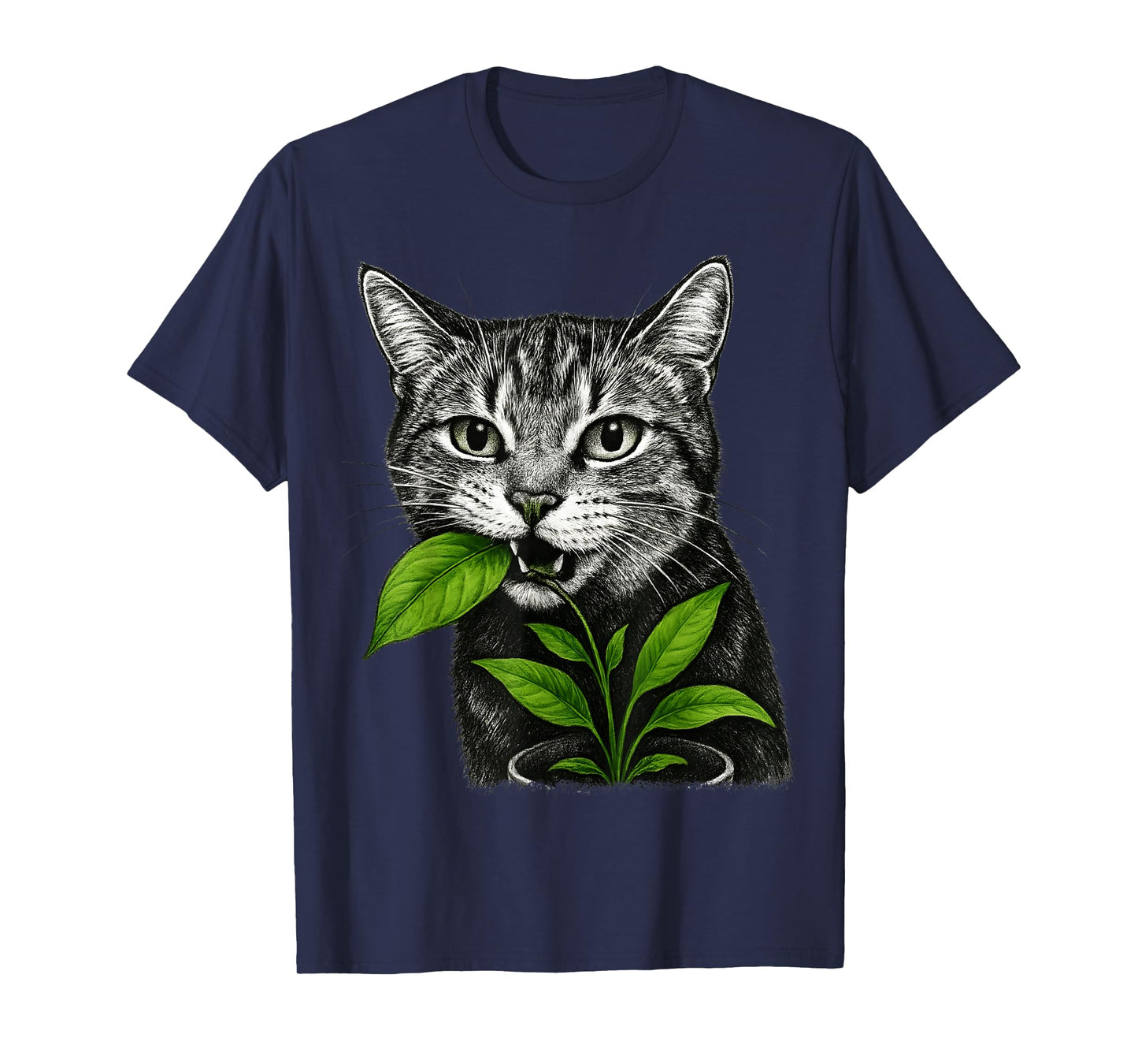 Funny Cat Plant Lover Gardener Gardening Planting Humor T-Shirt