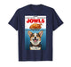 Funny Jowls Thanksgiving Corgi and Turkey T-Shirt