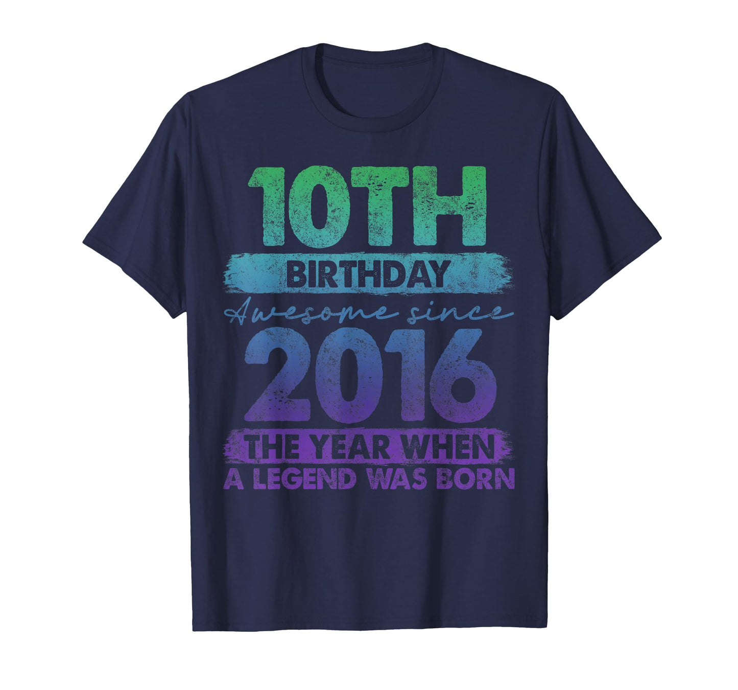 10 Year Old Gifts Vintage 2016 Limited Edition 10th Birthday T-Shirt