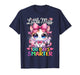 Little Miss 100 Days Smarter 100 Days of School Cat for Gril T-Shirt