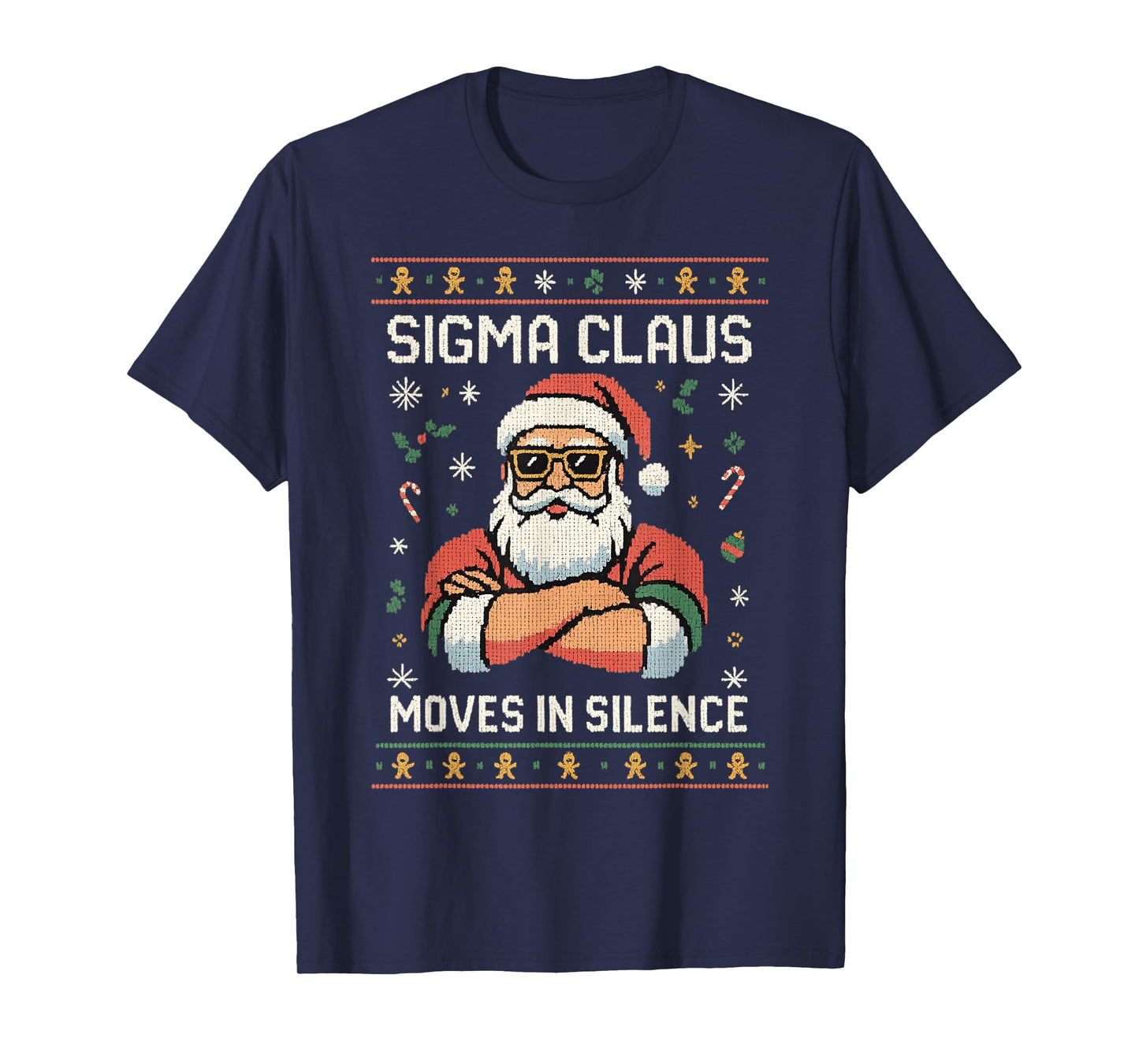 Christmas Shirt - Sigma Santa Ugly Xmas Sweater T-Shirt