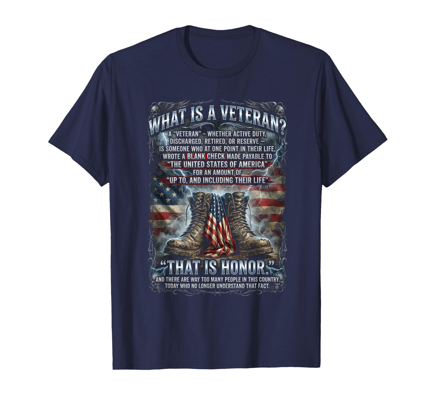 Blank Check Sacrifice Honor T-Shirt