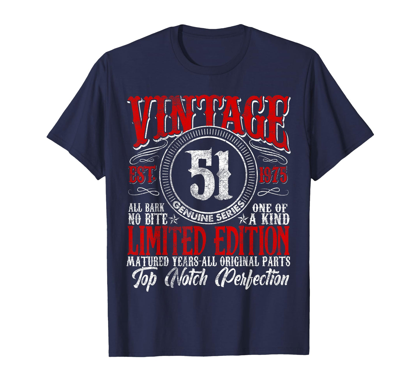 51 Year Old Gifts Vintage 1975 Limited Edition 51st Birthday T-Shirt