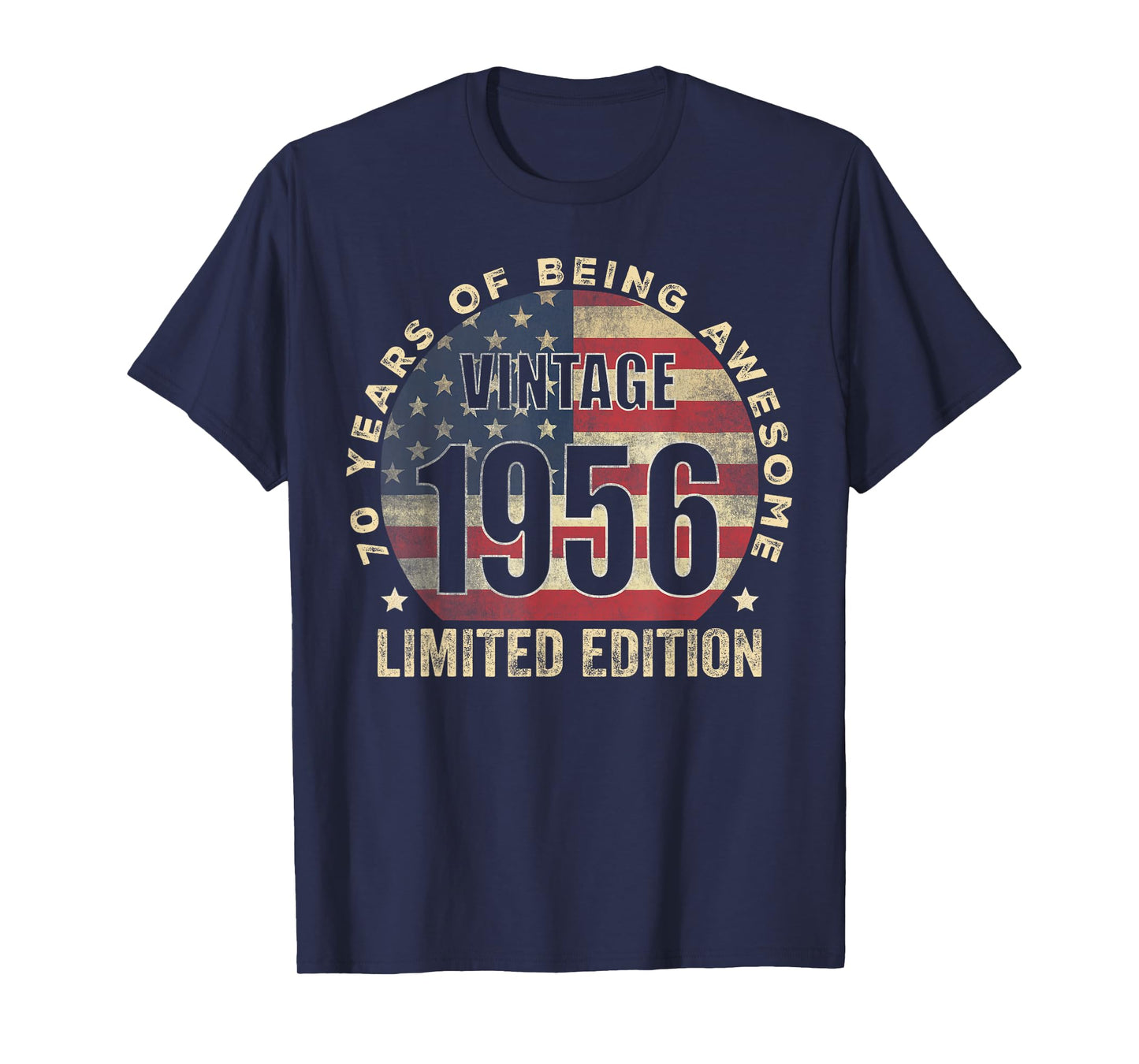 Vintage 1956 Limited Edition 70 Year Old 70th Birthday T-Shirt