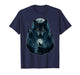 Wolf Howling at Moon Funny Graphic Tees Men Wolves T-Shirt