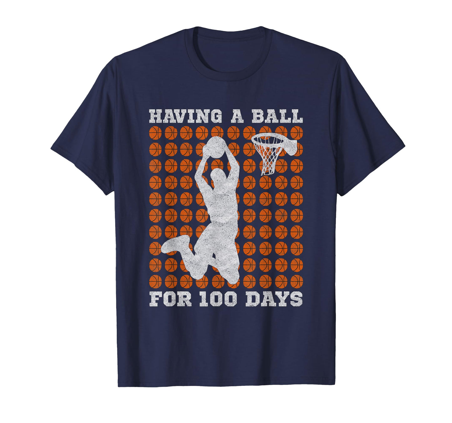 100 Days of School Basketball 100th Day Balls for Kids T-Shirt