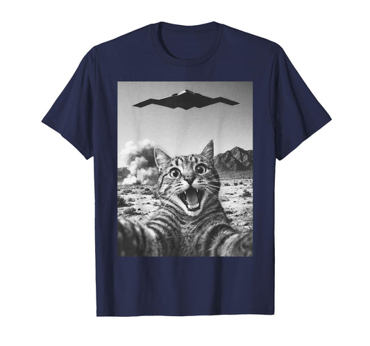 Cat Selfie Funny Operation Epic Fury Cat Meme T-Shirt
