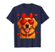 Cute Golden Retriever Valentine Heart Candy Valentines Day T-Shirt