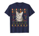 Funny Smoking Cat Meme Christmas Ugly Sweaters for Men T-Shirt